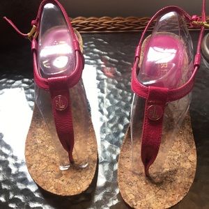 Ralph Lauren Hot Pink Wedges